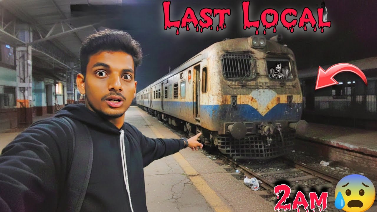I Took Mumbai’s LAST Local at 1AM… Biggest Mistake 😨🚆