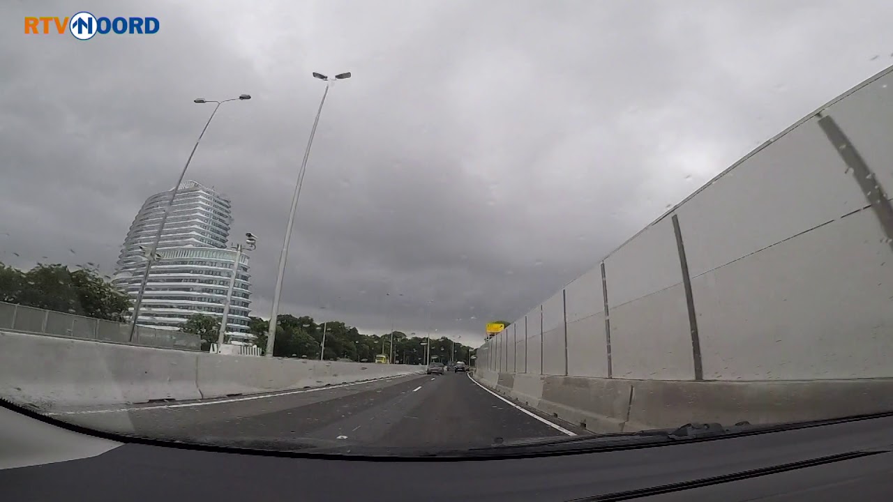 Zo rijd je nu over de tijdelijke ringweg (versneld) - RTV Noord