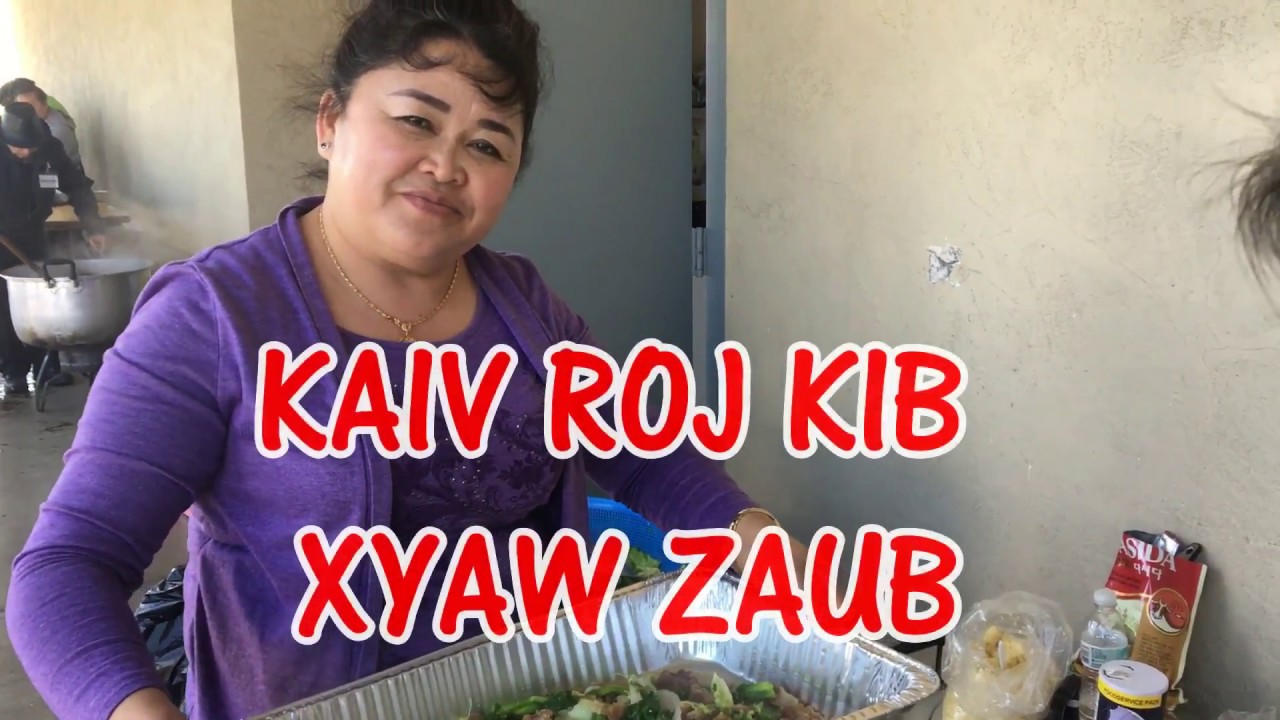 Kiav Roj Kib Xyaw Zaub-Nqaij Npua Hau Xyaw Zaub