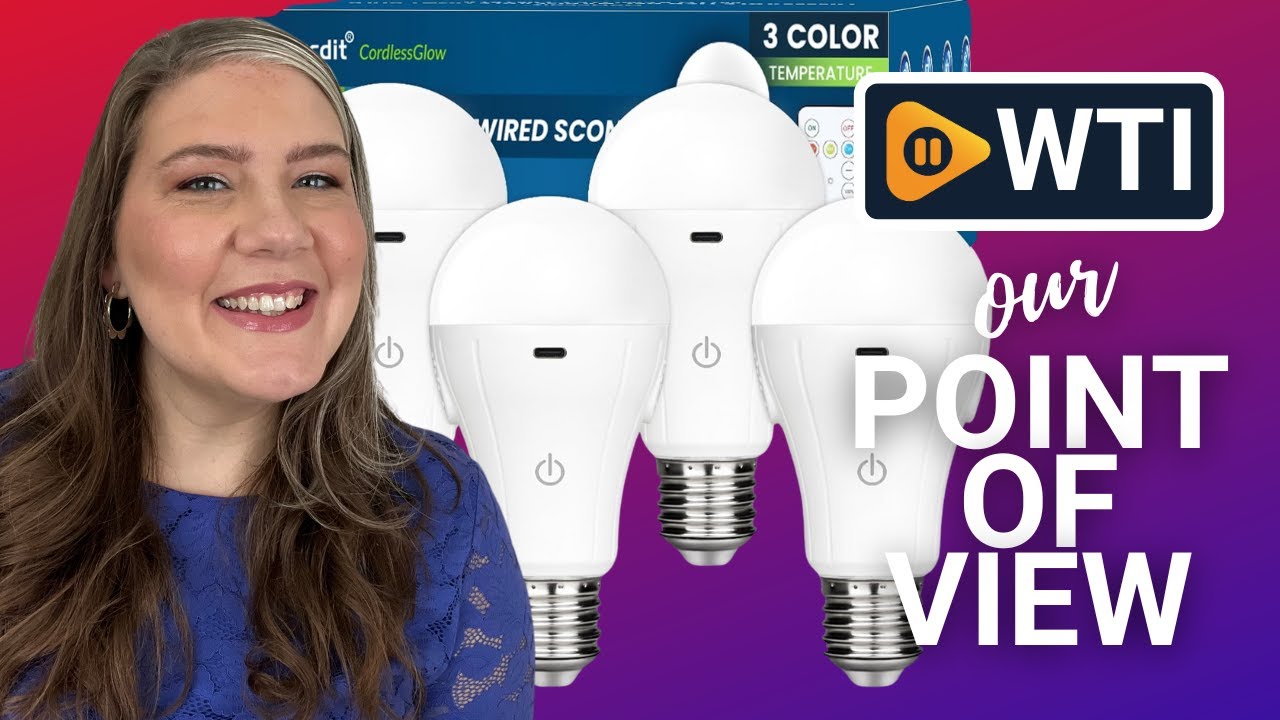 CordlessGlow Rechargeable Light Bulbs | POV | Would you buy it?