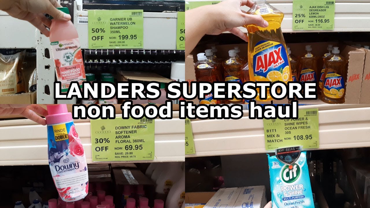 Landers Superstore Non Food Items Haul ASMR Grocery Shopping
