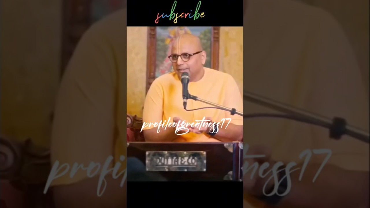 spreading positivity #gaurgopaldas #inspiration #profileofgreatness