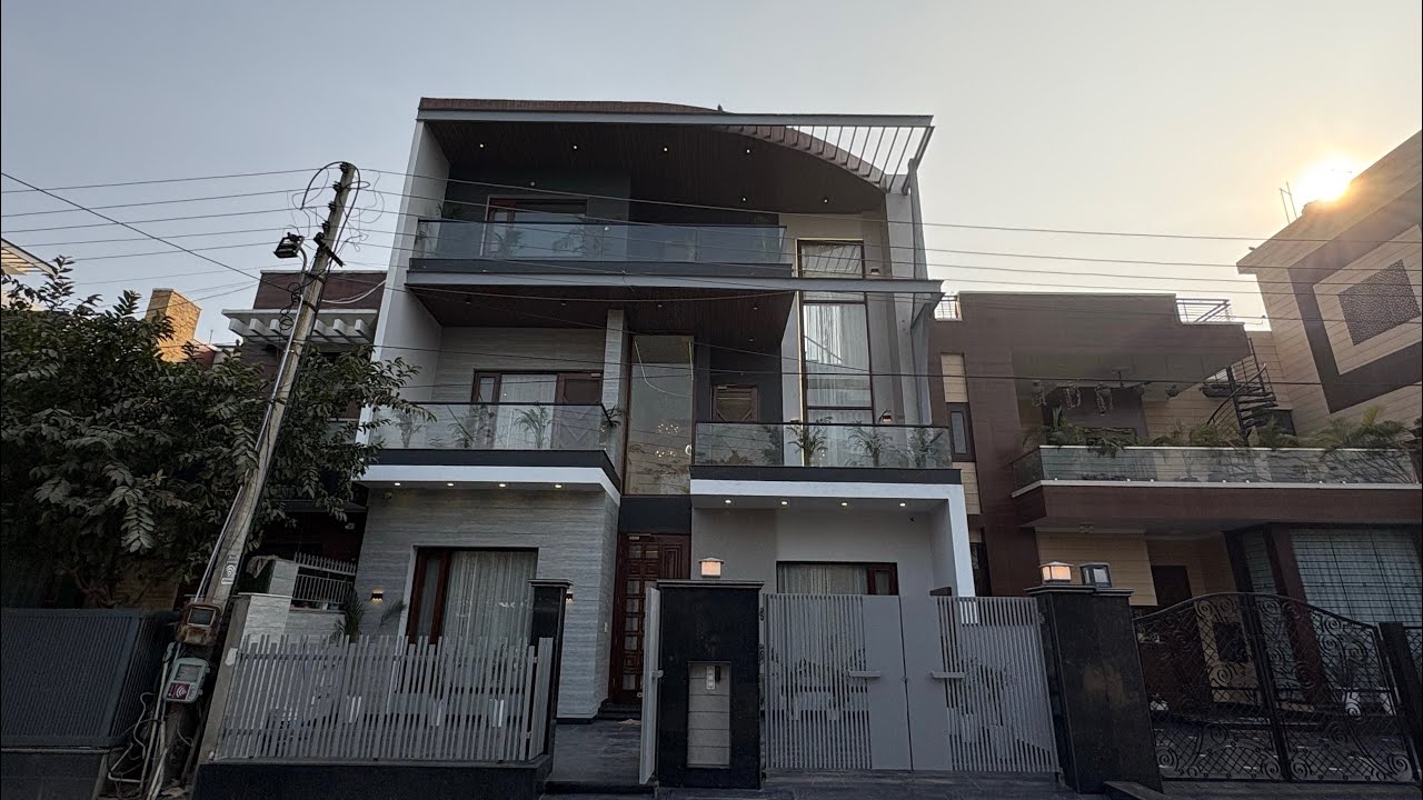 Modern Villa  Design Mohali 6BHK | Stylish Elevation & Perfect Vastu 3Cr 90 Lac 