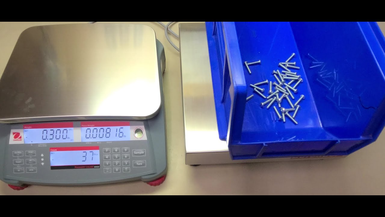 How To Count With The Ohaus Ranger Count 3000/4000 | Dual Scale Counting Instructions