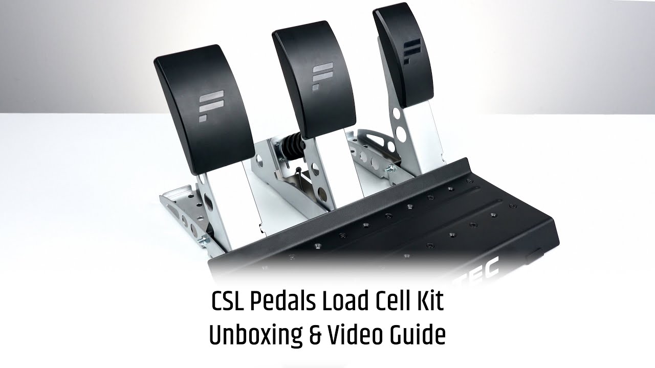 CSL Pedals Load Cell Kit Unboxing & Video Guide