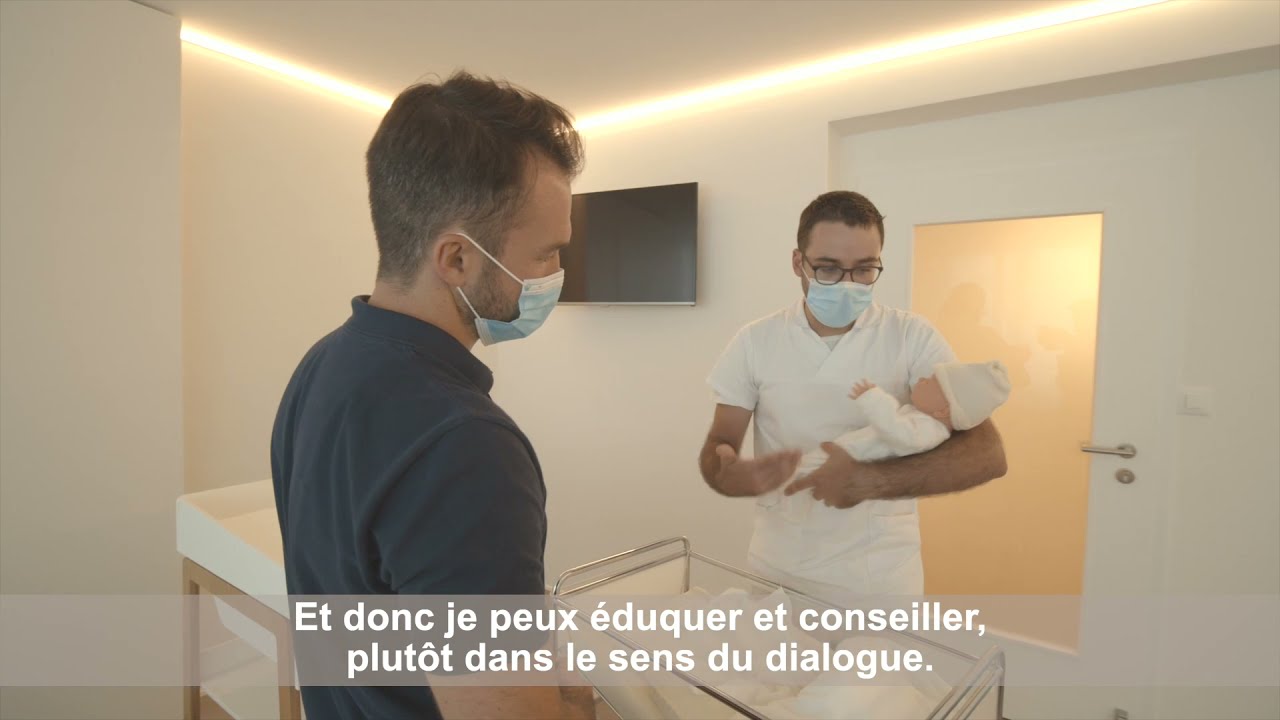 Cours de pr&eacute;paration &agrave; la naissance pour les papas &agrave; la maternit&eacute; de  Clinique des Grangettes