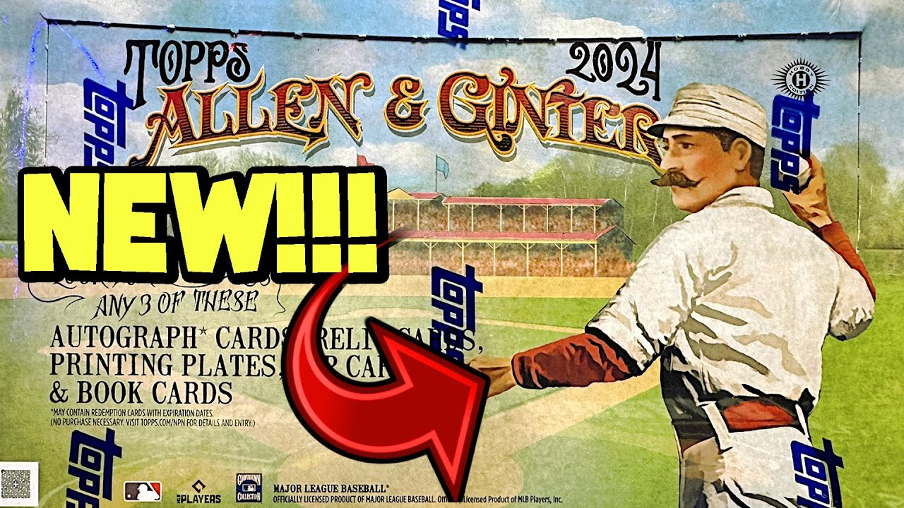 NEW RELEASE!!! 2024 Topps Allen & Ginter Baseball Cards Hobby Box Opening