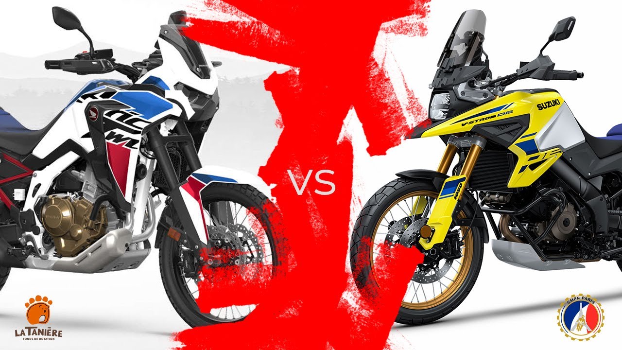 Essai Honda Africa Twin Adventure vs Suzuki V-Strom DE 2023 Part 1