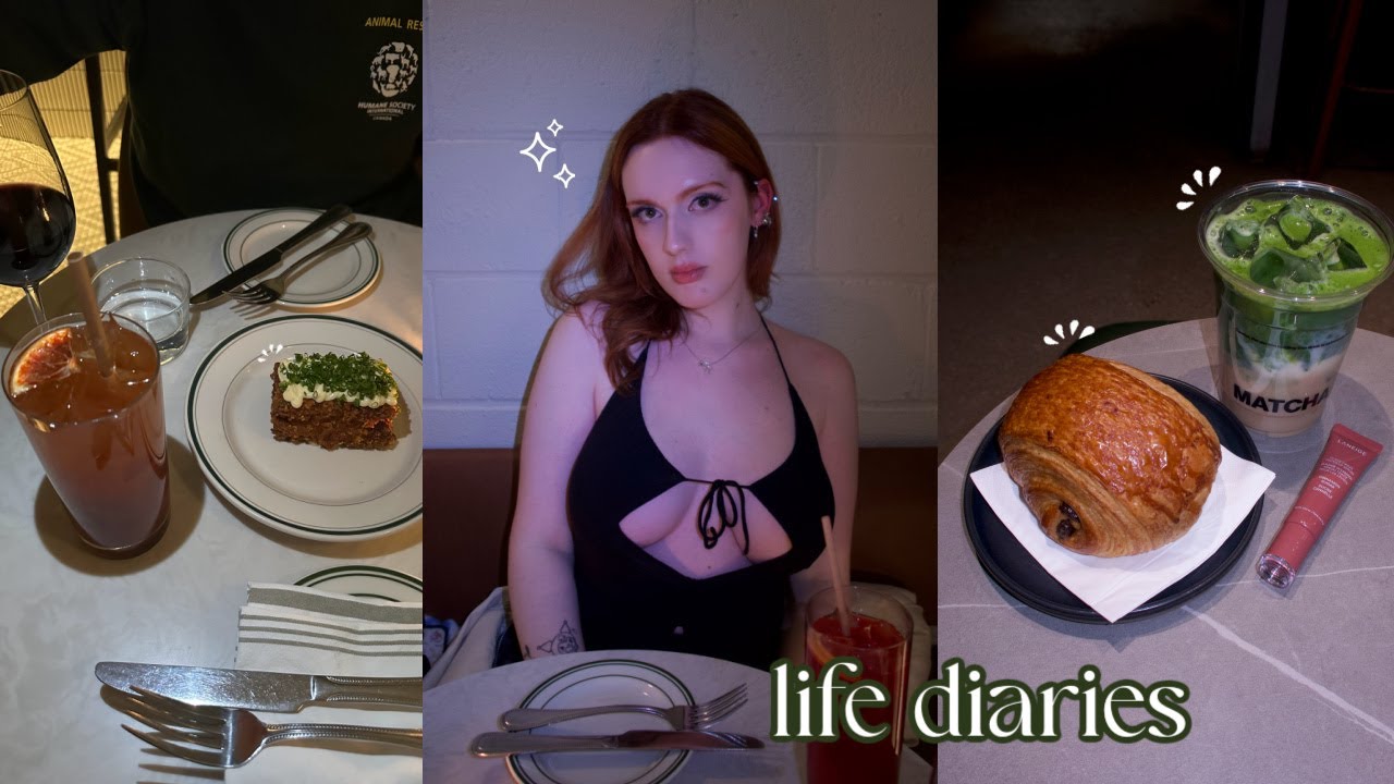 life diaries 🍵💌 fancy dinners, café hopping, skincare & makeup haul, room decor, reminiscing & etc..