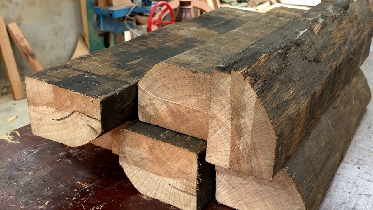 Rising From the Burnt Wood: Luxurious Furniture Crafted from Old Timber