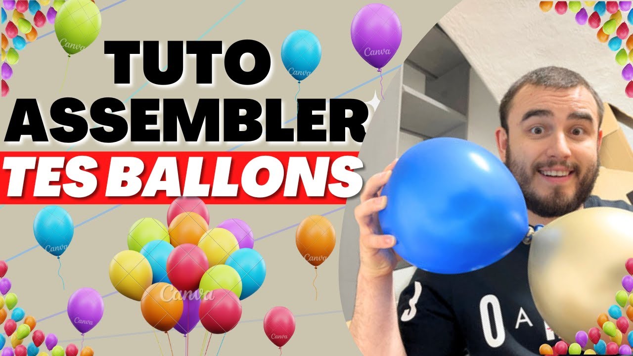 Comment Assembler Ses Ballons Ensemble 2 par 2 😨