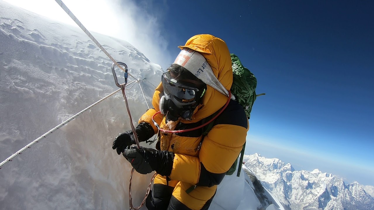 Mount Everest, May 23 2019 Descending the South East Ridge.  Out of this world views