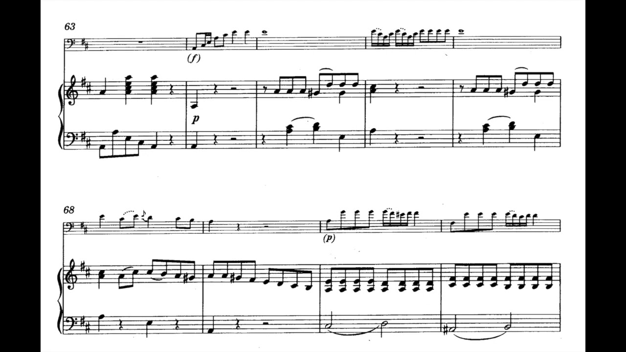 Dittersdorf - Double Bass Concerto in D, 1st Mov. (piano accompaniment)