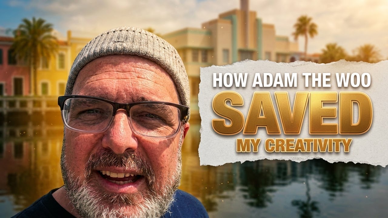 Adam the Woo Inspired me  When I Needed It Most