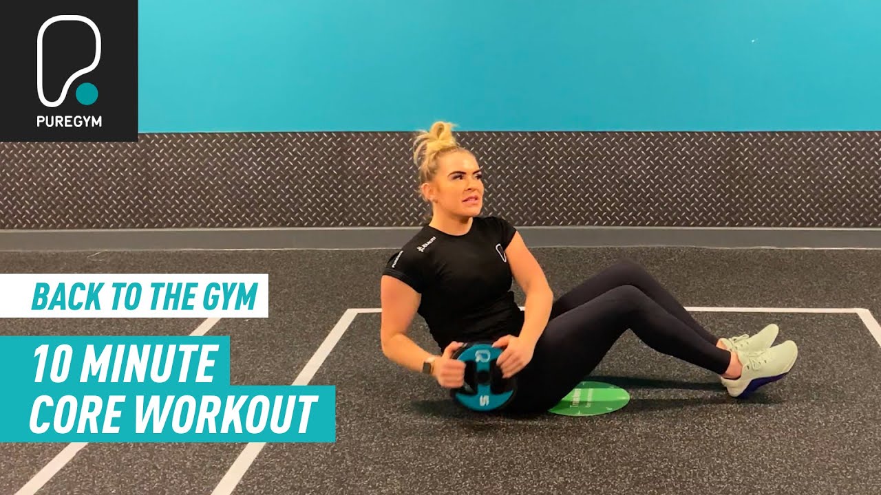 Back To The Gym | 10 Minute Plate Core Workout