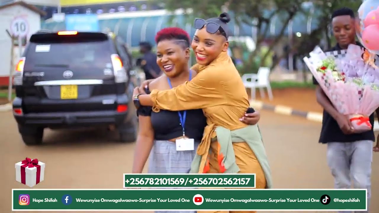 PARTONE! Amazziga Nesanyu Mu Surprise, Tumunonye Kku Airport. Erinah Surprised Her Mum MUSUMBA Ritah