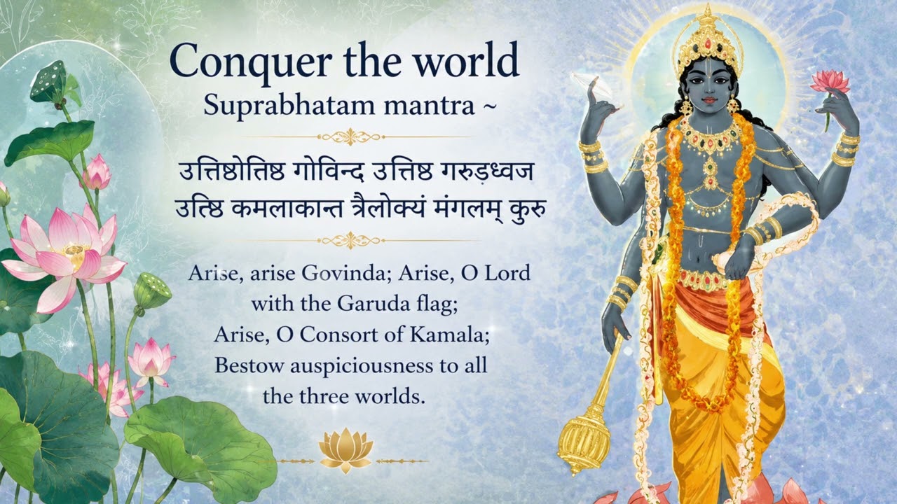 KRISHNA Bhakti MANTRA for Daily LISTNING | Vedic Chants From India