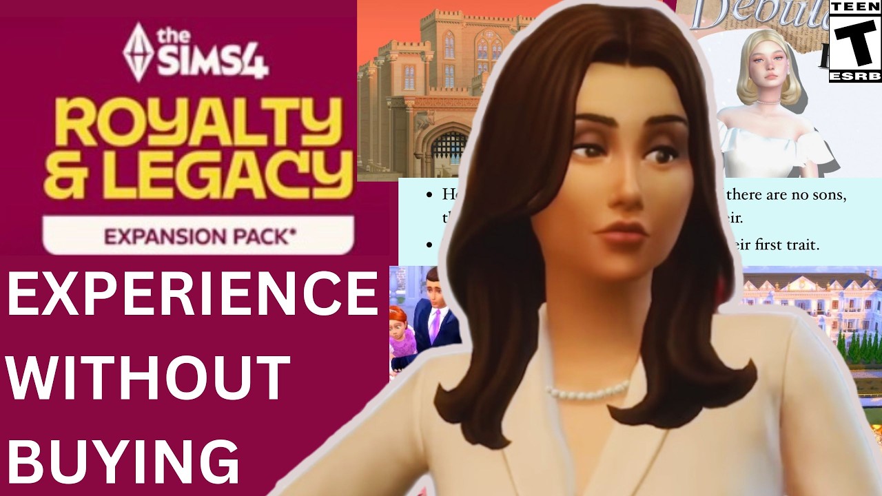 You Don't Need Sims 4 Royalty + Legacy  (Free Gameplay Ideas)