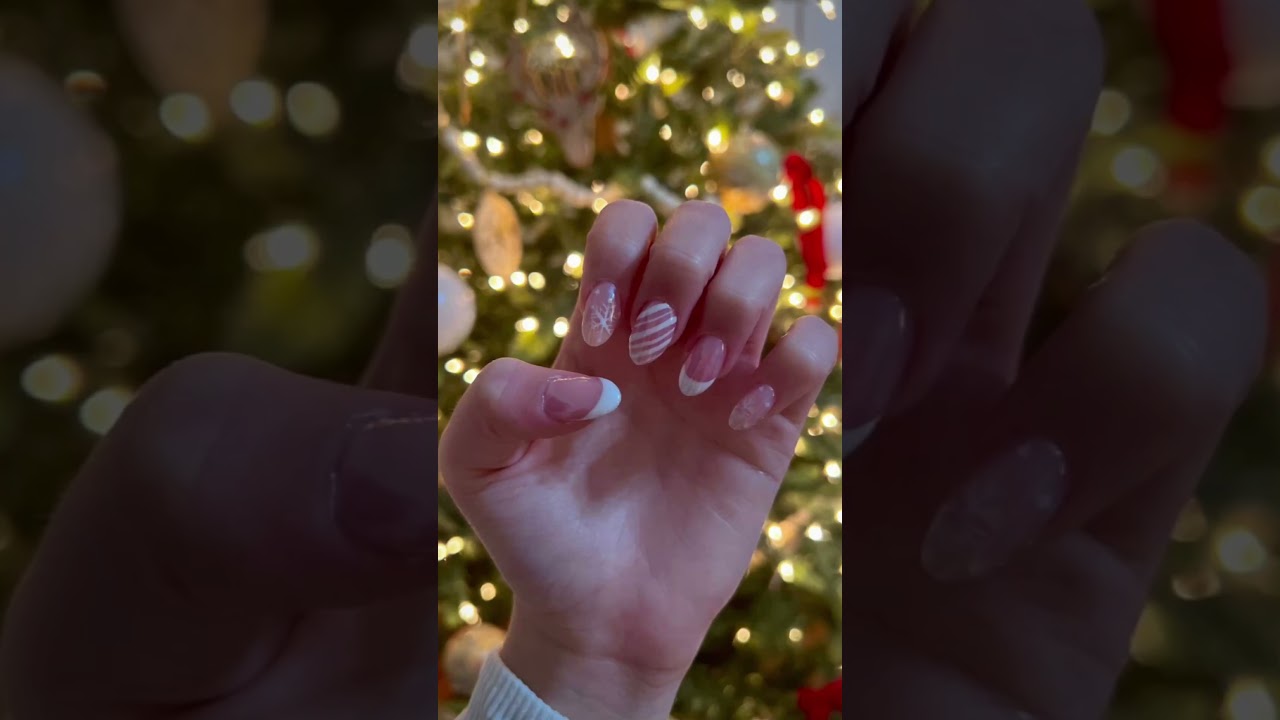 Christmas nail ideas❄️ #christmas #christmasnails #nails #preppy #fypシ゚viral #asthetic #fyp #xmas