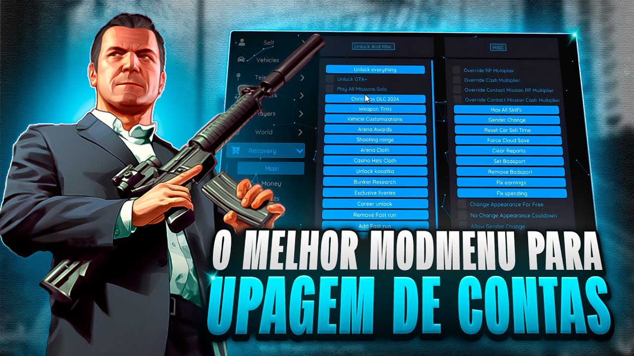 Como Upar Conta no Gta 5 Online Enhanced Com o Mod Menu NewWay, Injetando Money e N&iacute;vel Em 2026!