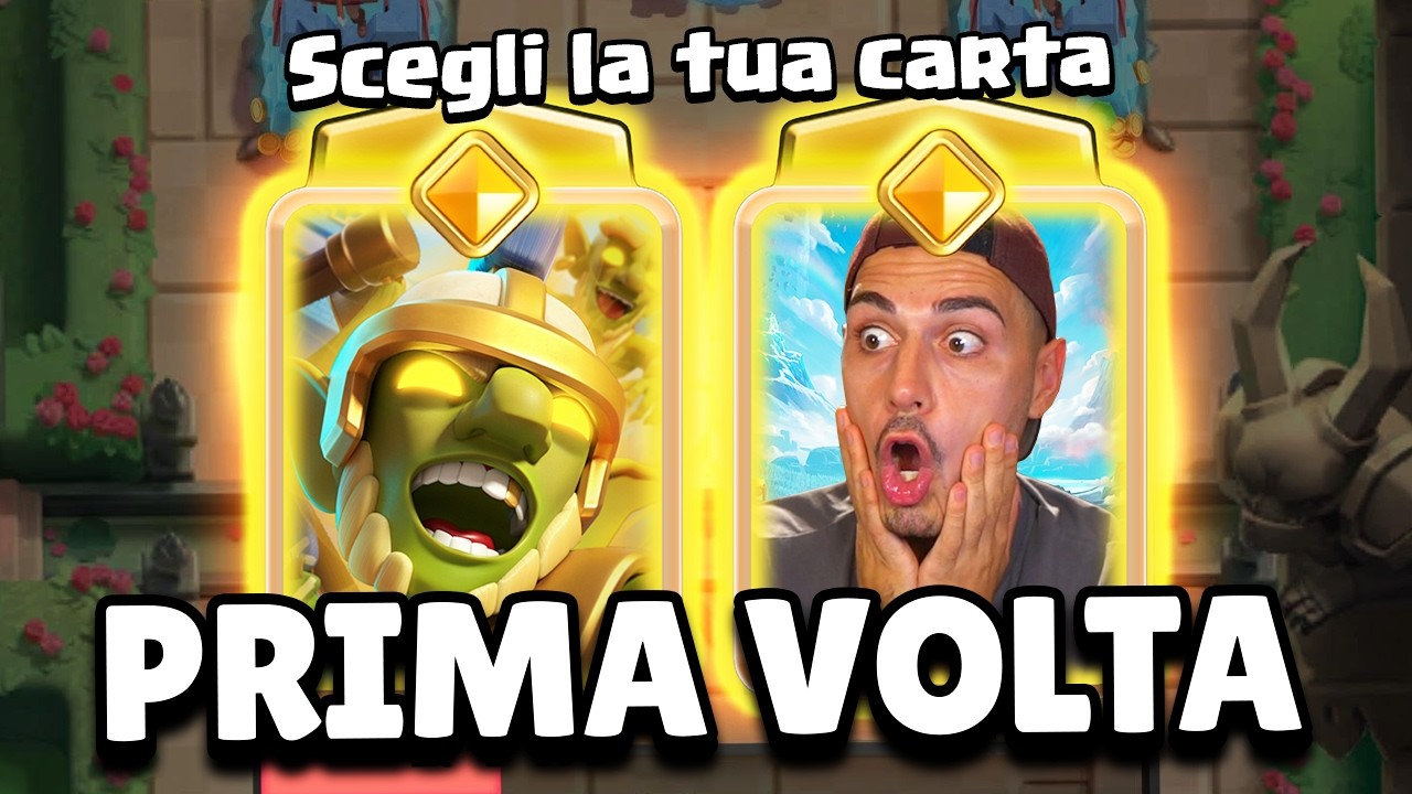 PRIMISSIMA VOLTA con GOBLIN EROICI su CLASH ROYALE!