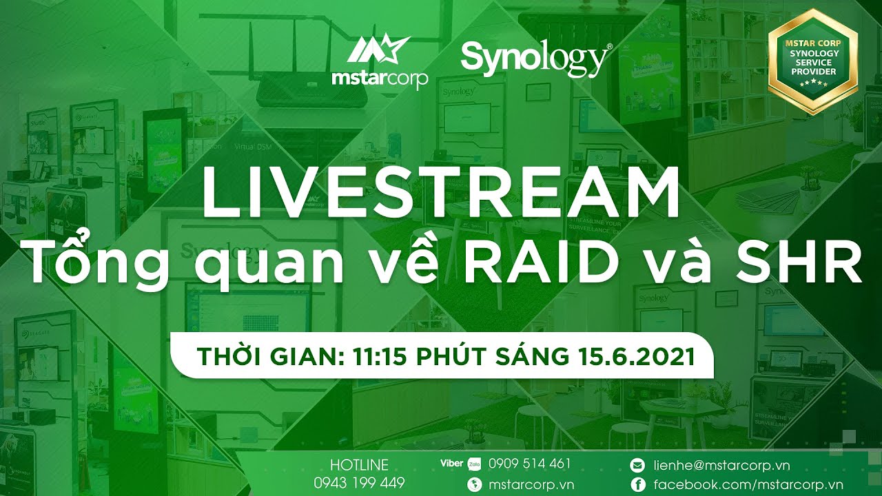 Tổng quan về RAID và SHR trên NAS Synology | Mstar Corp