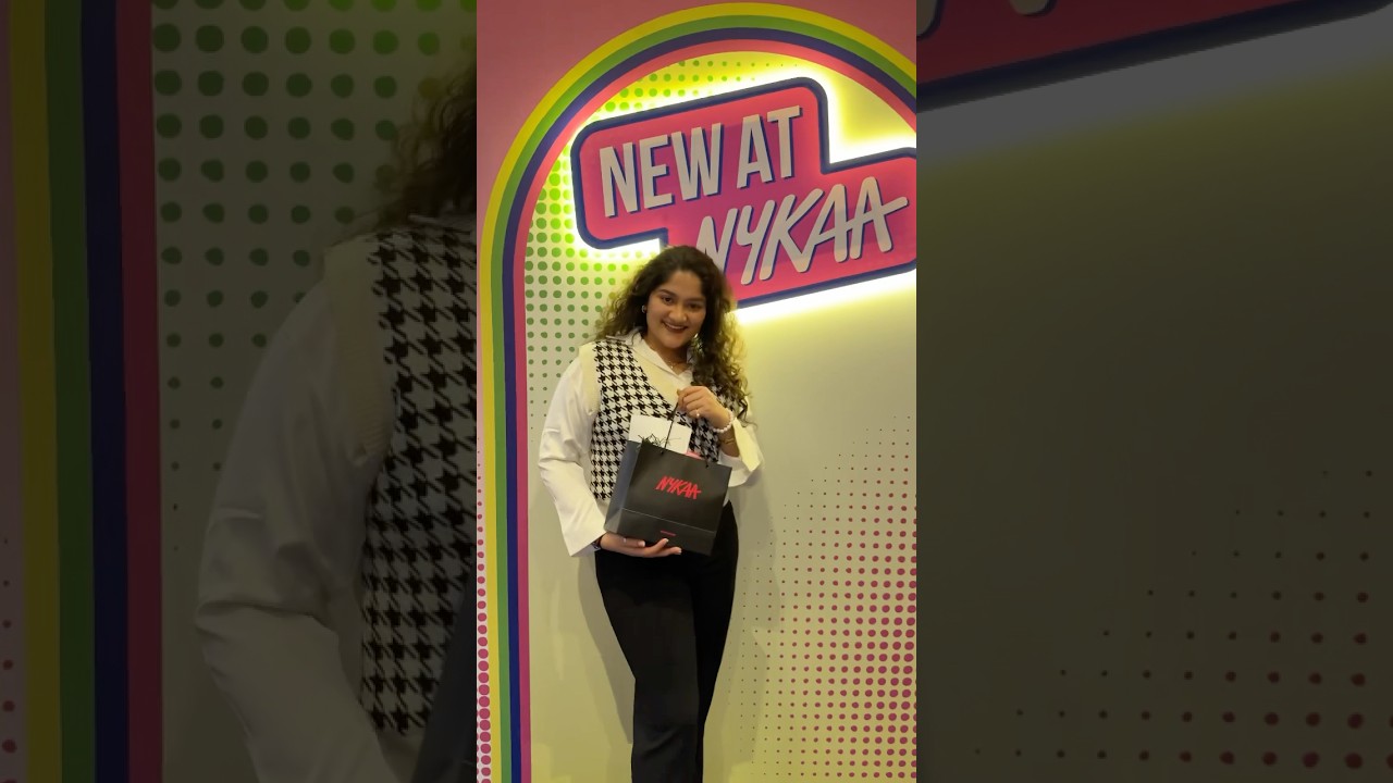 it was my first Nykaa Event💗✨#nykaa #events #eventoutfit #explorefeed #outfitinspo #makeupproducts