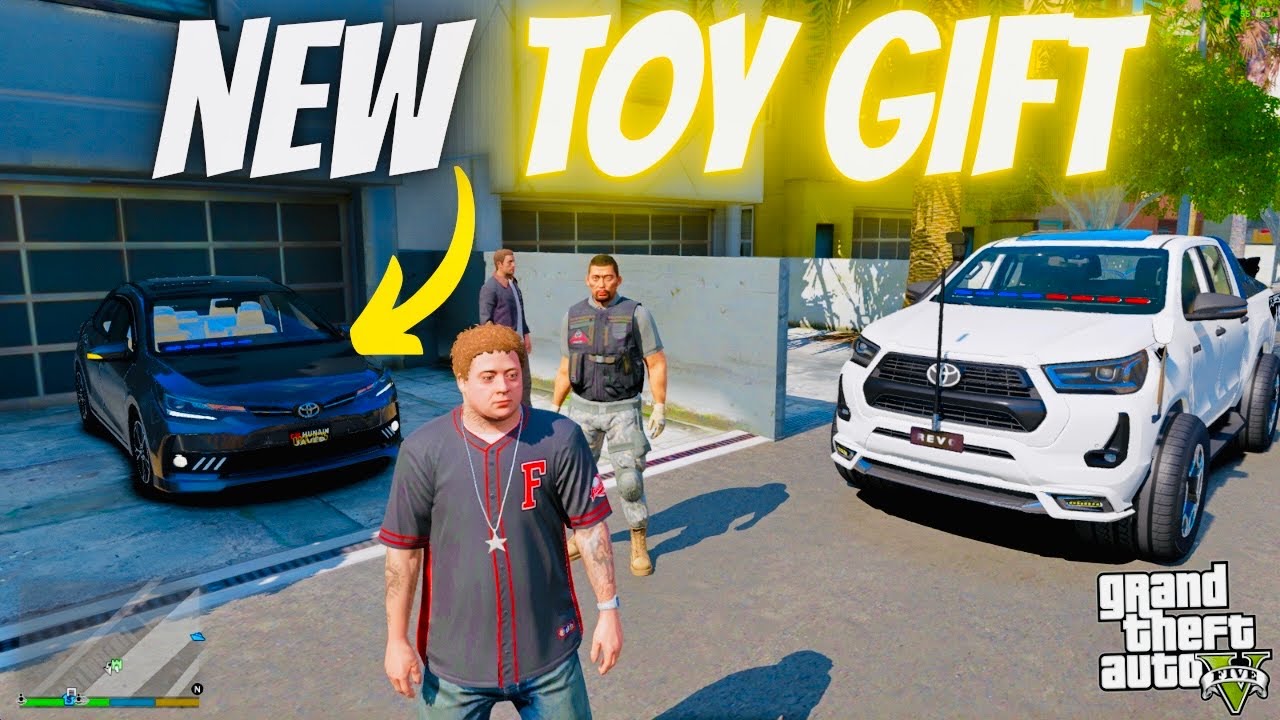 Surprising Franklin with a BRAND NEW Toyota Grande in GTA V | Real Life Mod