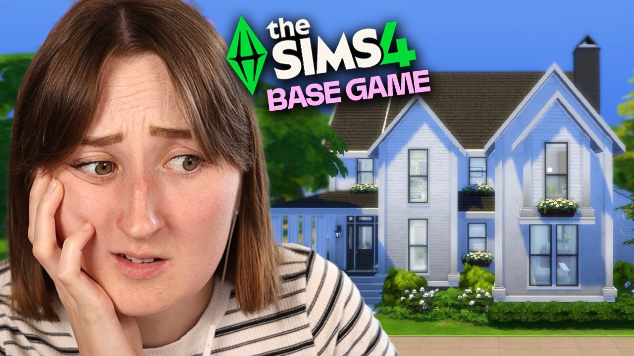 I built a MASSIVE house using *only* the BASE GAME