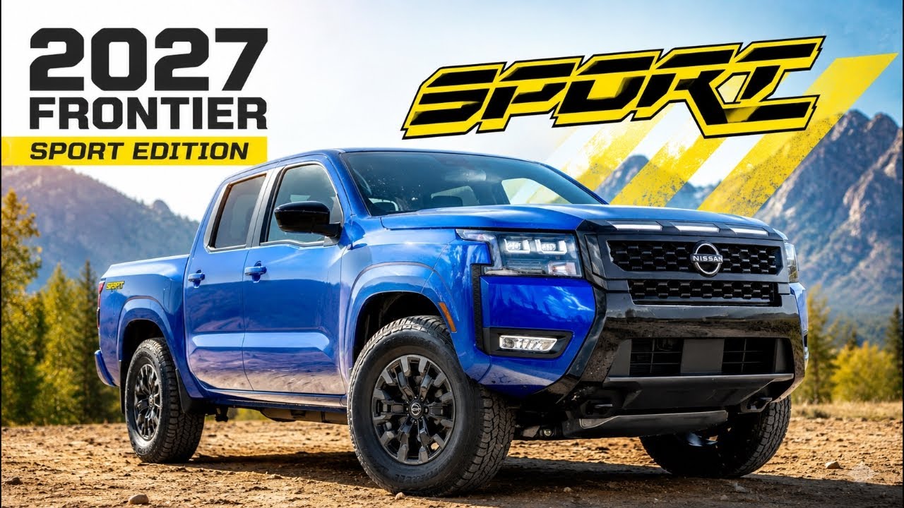Представлен Nissan Frontier Sport Edition 2027 года с мощным двигателем V6 старой школы.