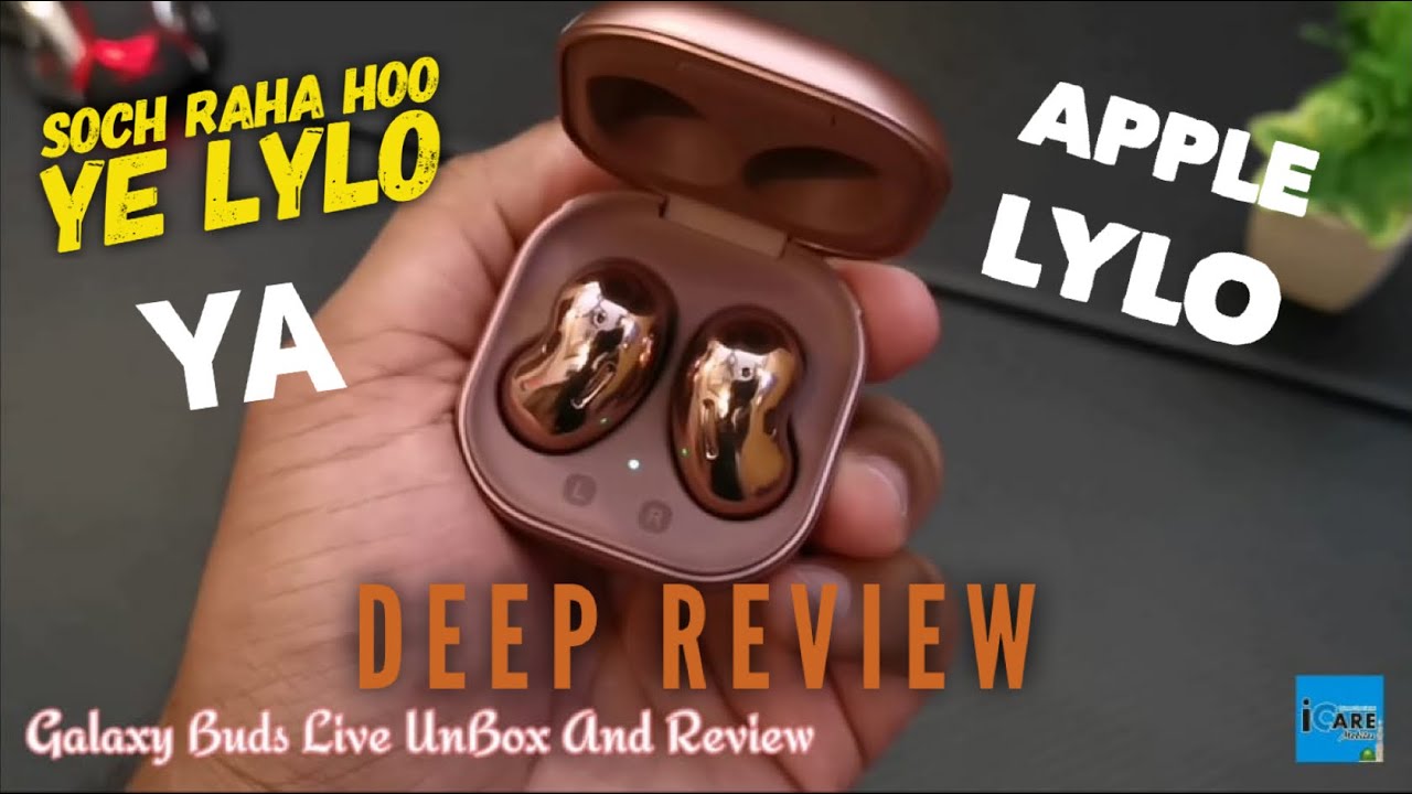 Samsung Gold Galaxy Buds Live | Vs Apple Airpods 2 Vs Jabra Vs Galaxy Buds + Unboxing Review Prices