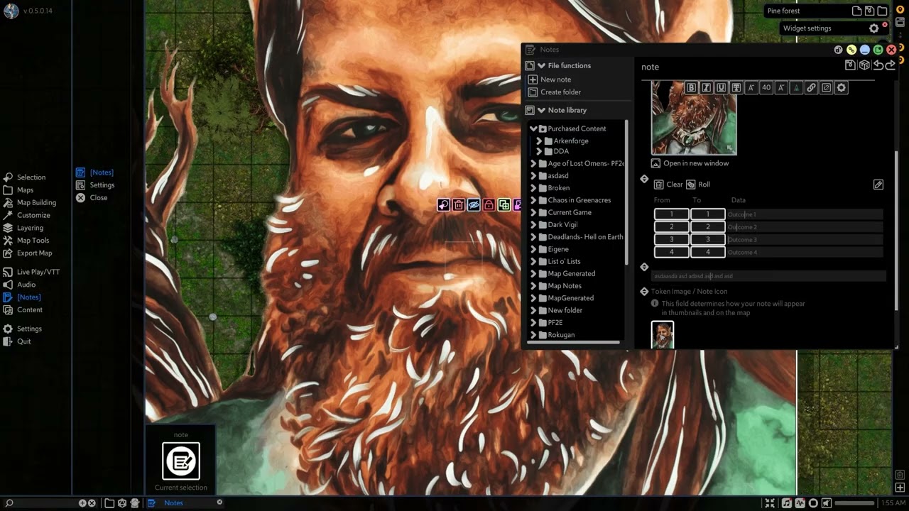 Arkenforge Tutorial - Note Fields Overview