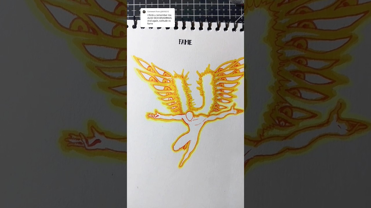 Drawing Solitude vs Fame Powers #fypyoutube #art #trending #oc #artstyle #stickman #sketch