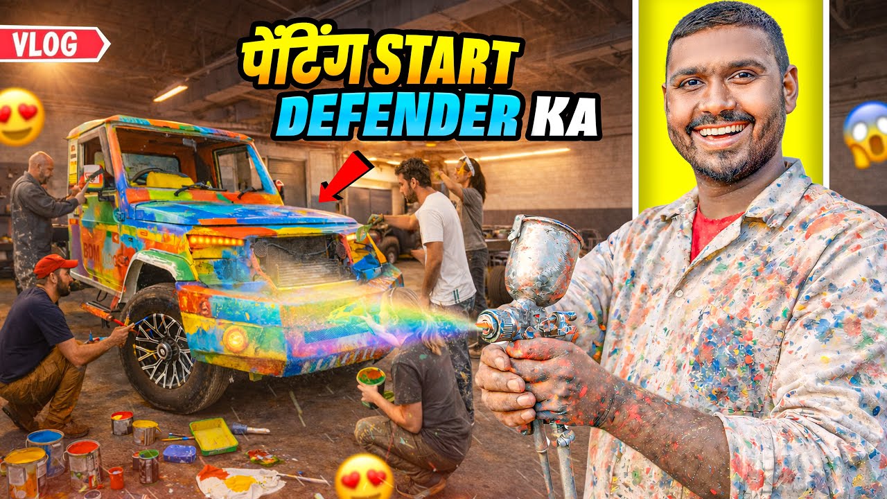 Pickup Truck Painting Start Ho Gaya 🔥 Full Garage Process