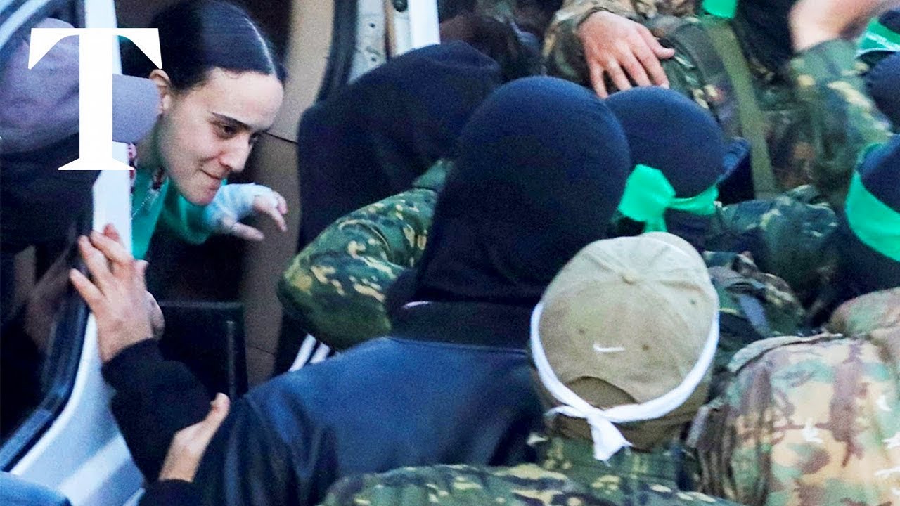 Hamas releases first three hostages as ceasefire begins