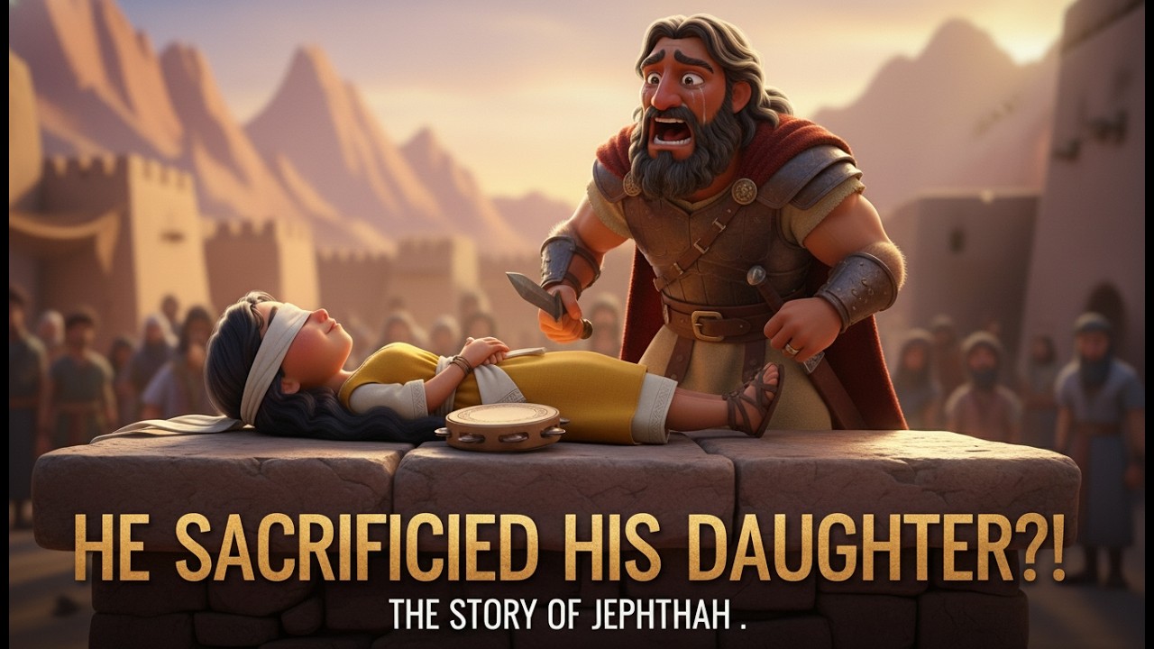 The Most Heartbreaking Story in the Bible: Jephthah’s Vow | Bible Animated Story