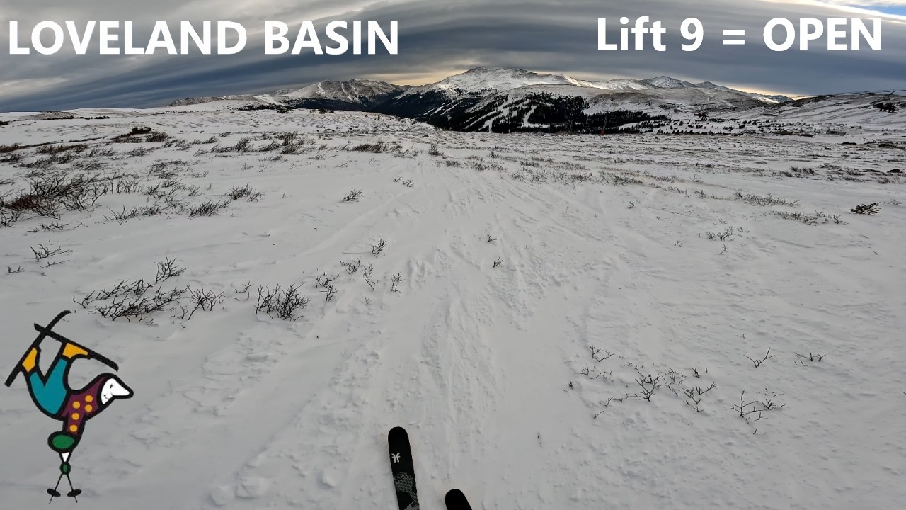 LOVELAND LIFT 9 Finally OPEN! LOW TIDE! Top to Bottom Loveland Resort | Colorado Skiing Feb 2026