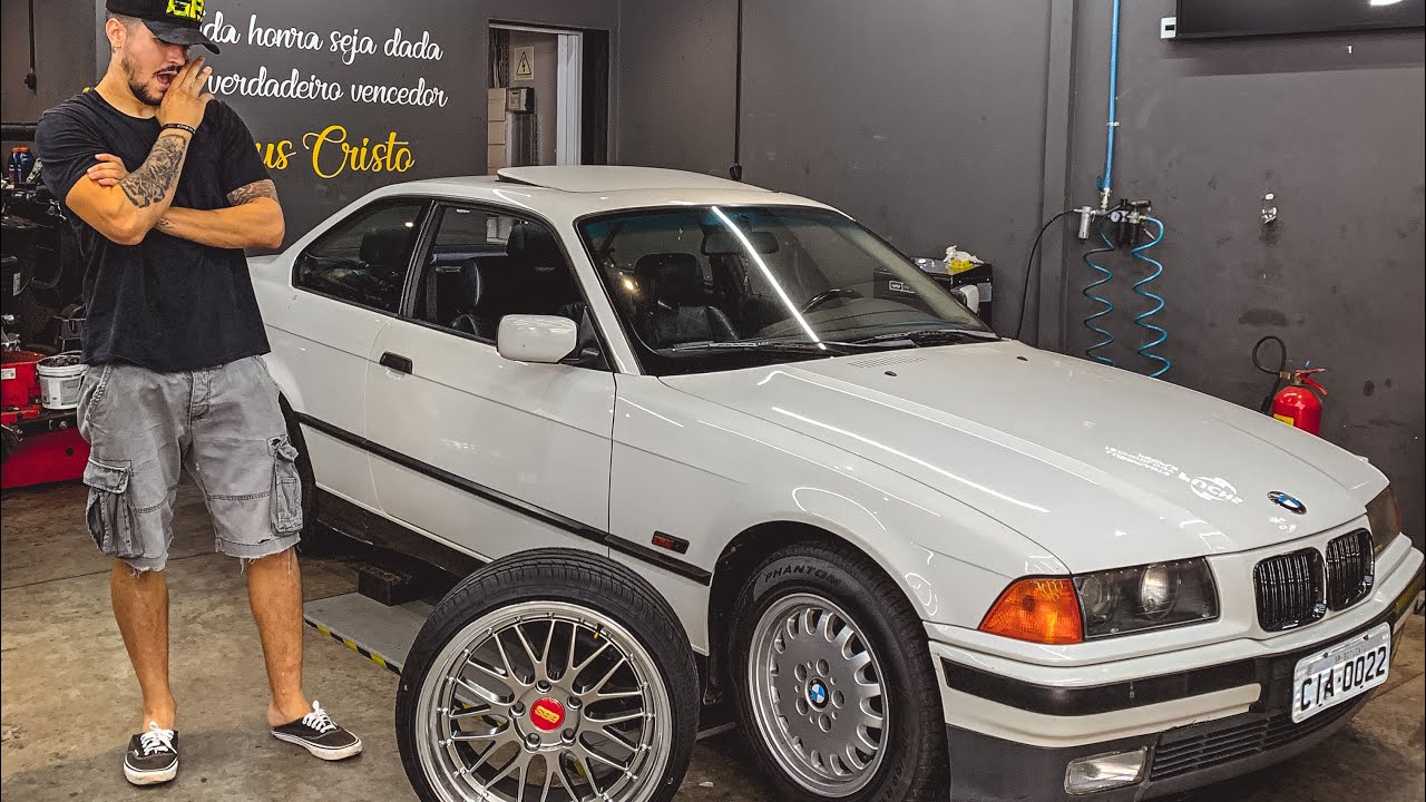 COLOQUEI AS BBS 18” NA MINHA BMW E36 COUPE !
