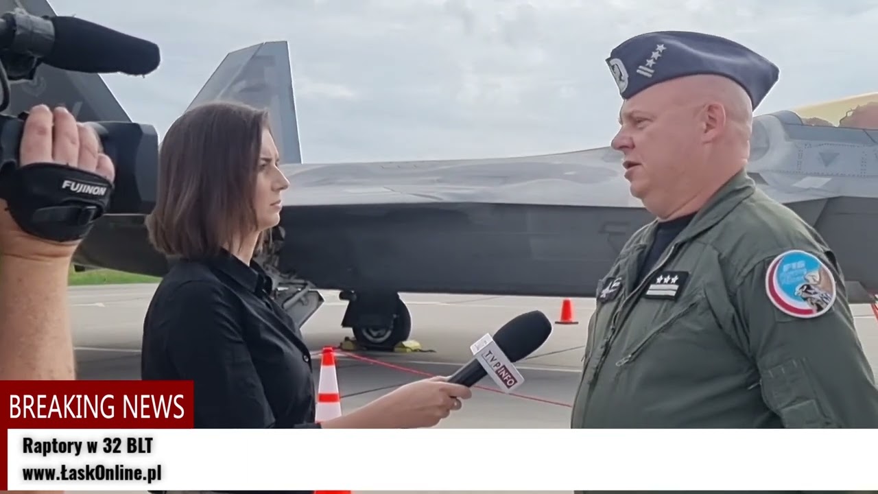 F 22 raptor w 32 BLT w Łasku