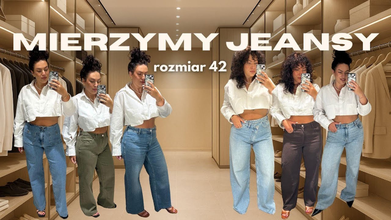 Mierzę 16 PAR JEANSÓW z sieciówek! Zara, Mango, H&M, Stradivarius I Rozmiar 42