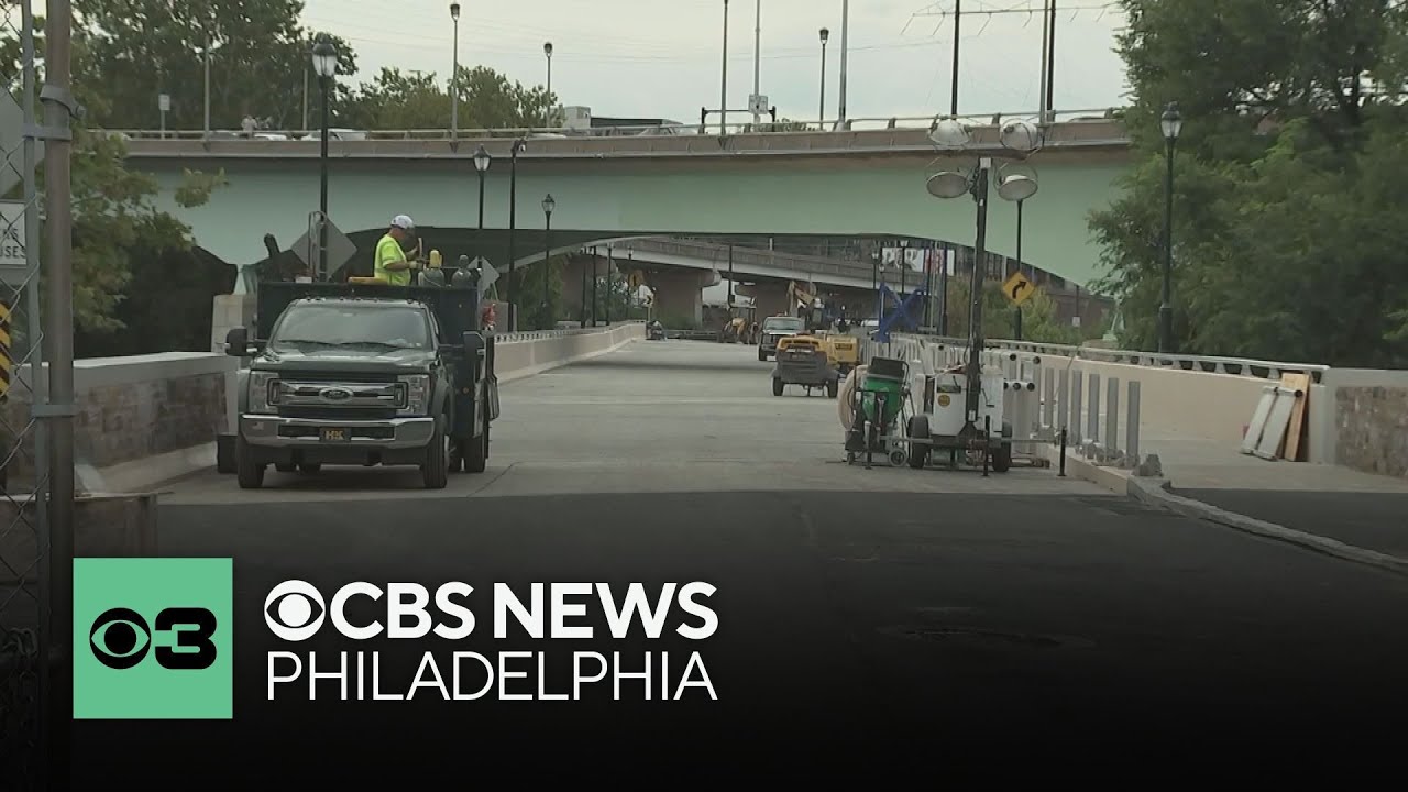 Crews put finishing touches on MLK Jr. Bridge in Philadelphia, set to open Sept. 19