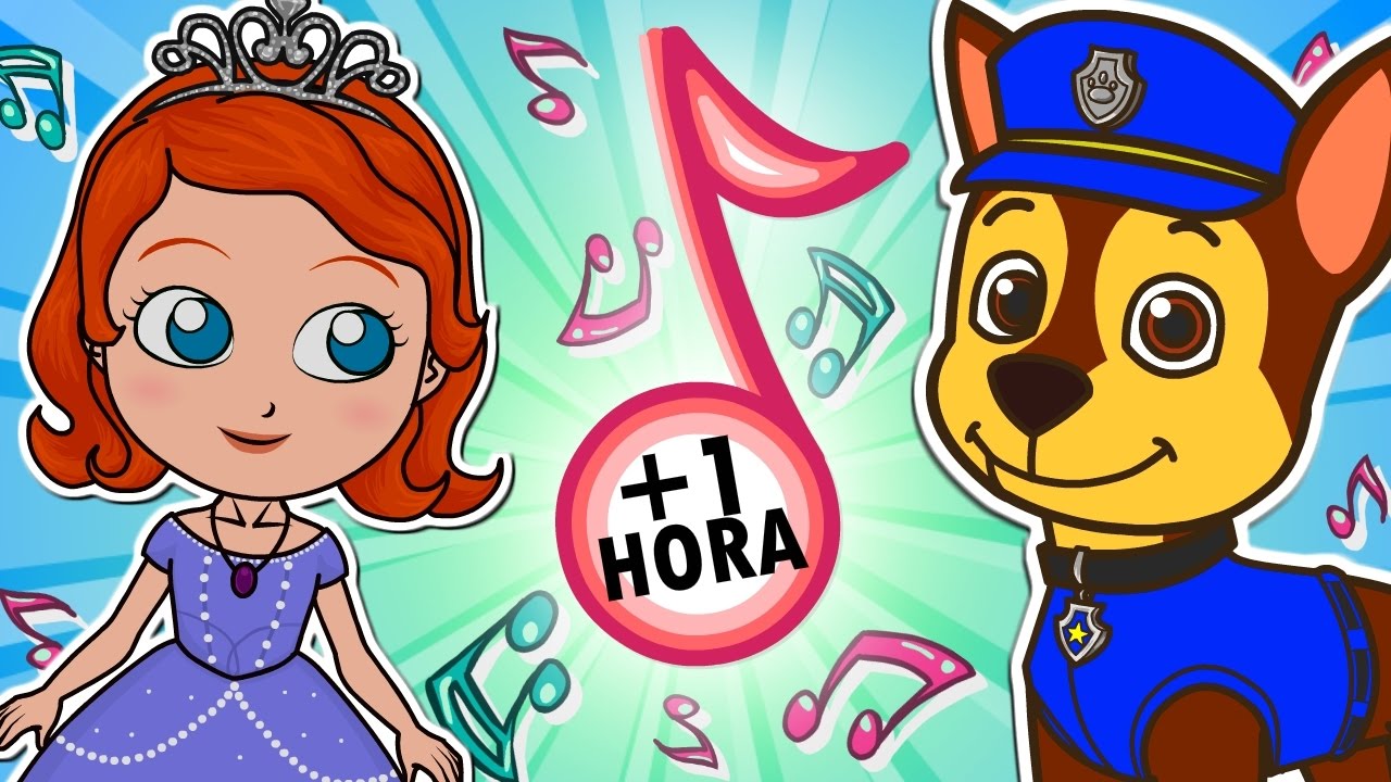 🎵 1 HORA DE CANCIONES INFANTILES 🎵 Recopilación 5 Monitos, Familia Dedo, Cumpleaños Feliz