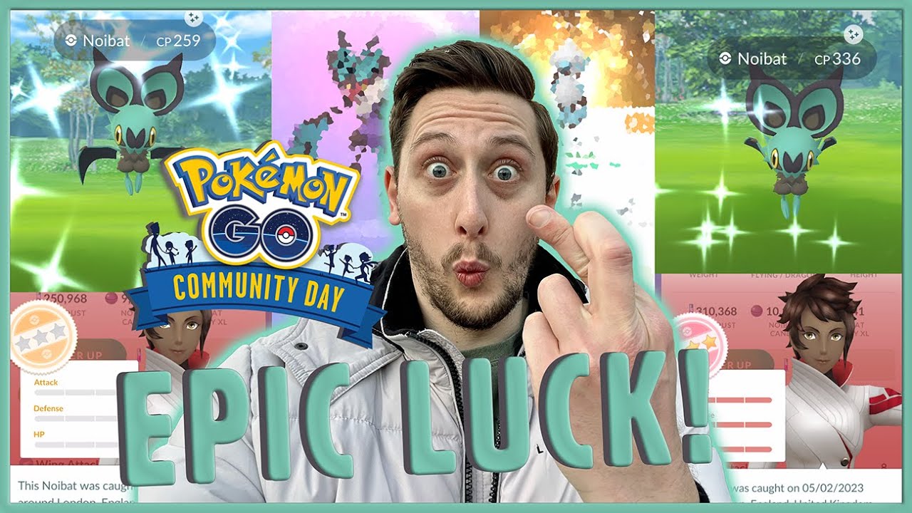 SO MUCH LUCK! Shiny *Noibat Community Day* SHUNDO Check & EPIC Lucky Trade In Pokemon GO