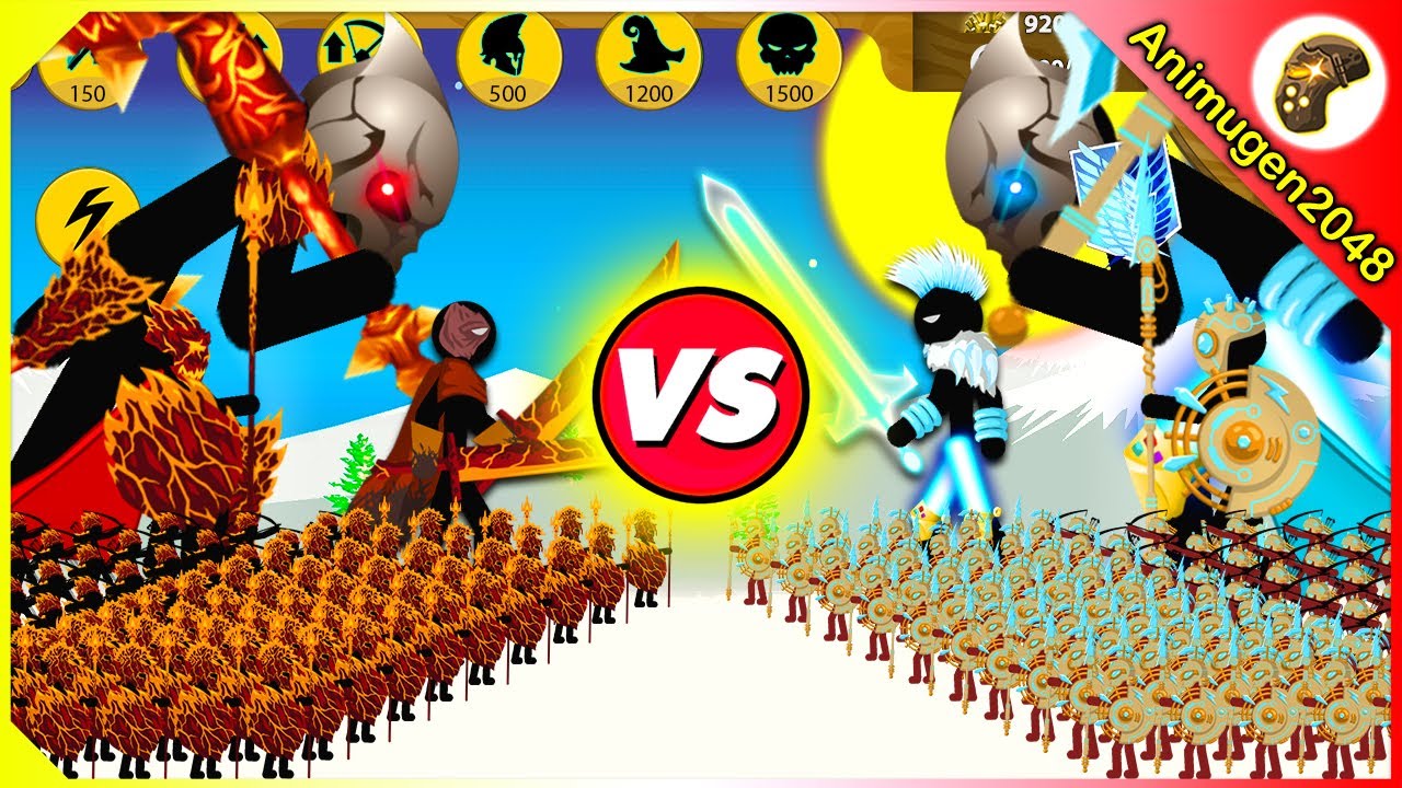 WRATHNAR vs XENOPHON, WIELKA WOJNA OLBRZYM&Oacute;W! ⚡🔥 LAVA vs VOLTAIC | ​Dziedzictwo Stick Wars Mod