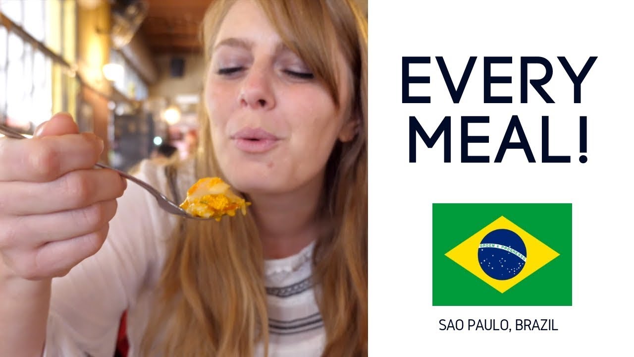 Eating Brazilian Food Breakfast, Lunch & Dinner