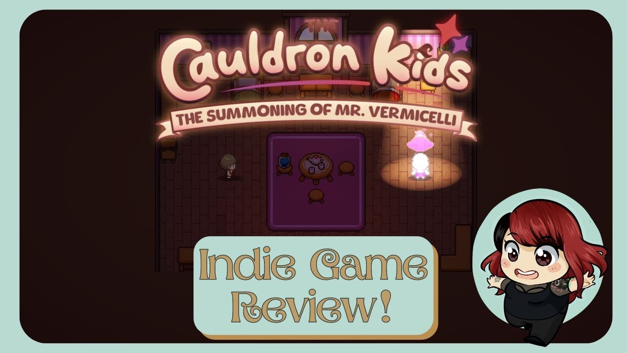 The Cauldron Kids, The Summoning of Mr. Vermicelli | Witchy Adventure Game | Indie Game Review👀