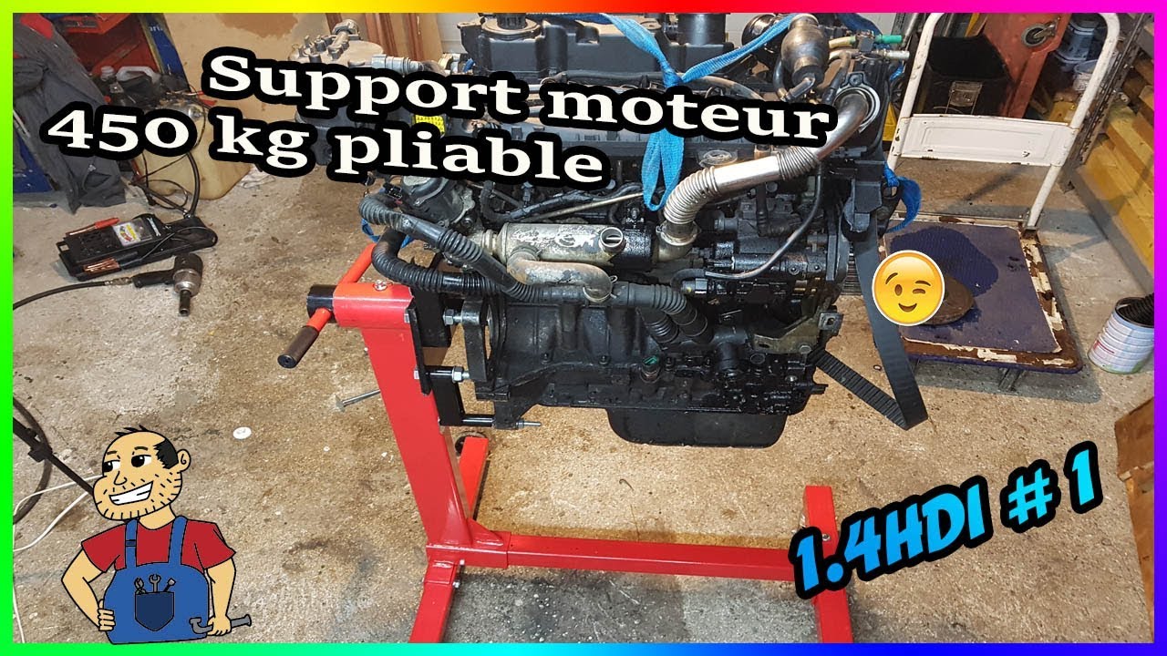 🛠 Montage🛠 du Support moteur 450 kg pliable 👍