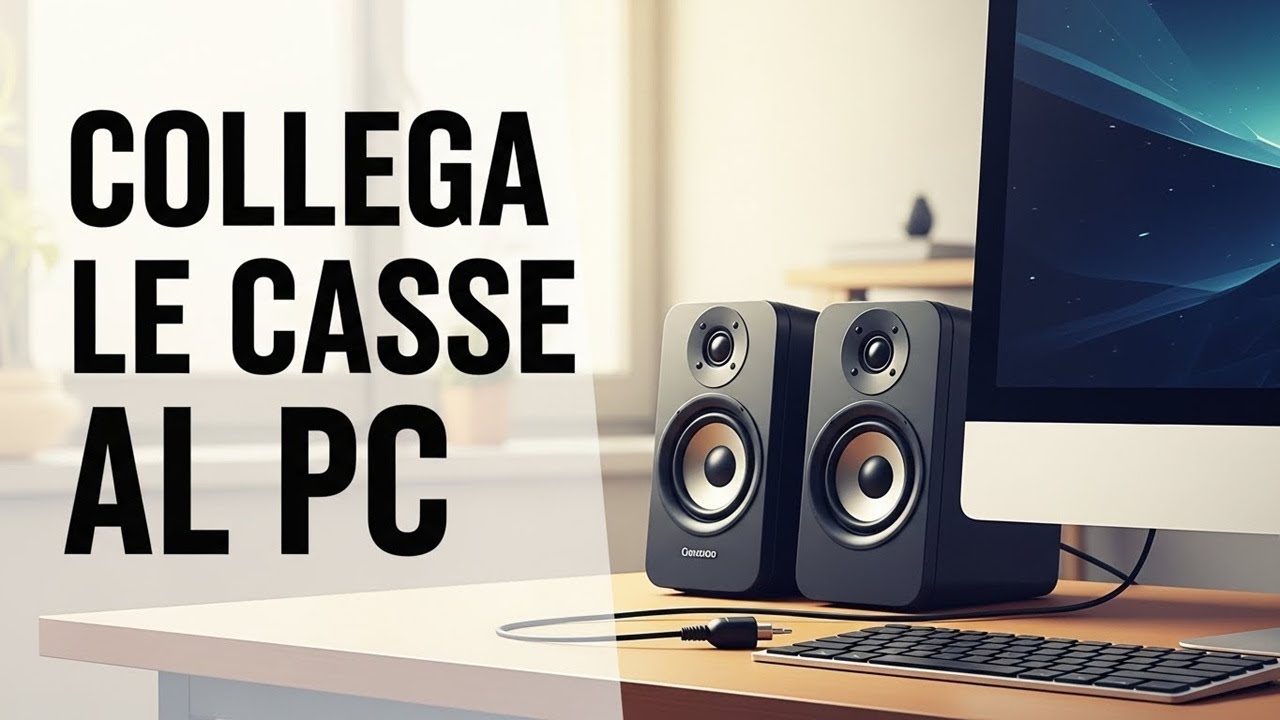 Come collegare le casse al PC in meno di 4 minuti!