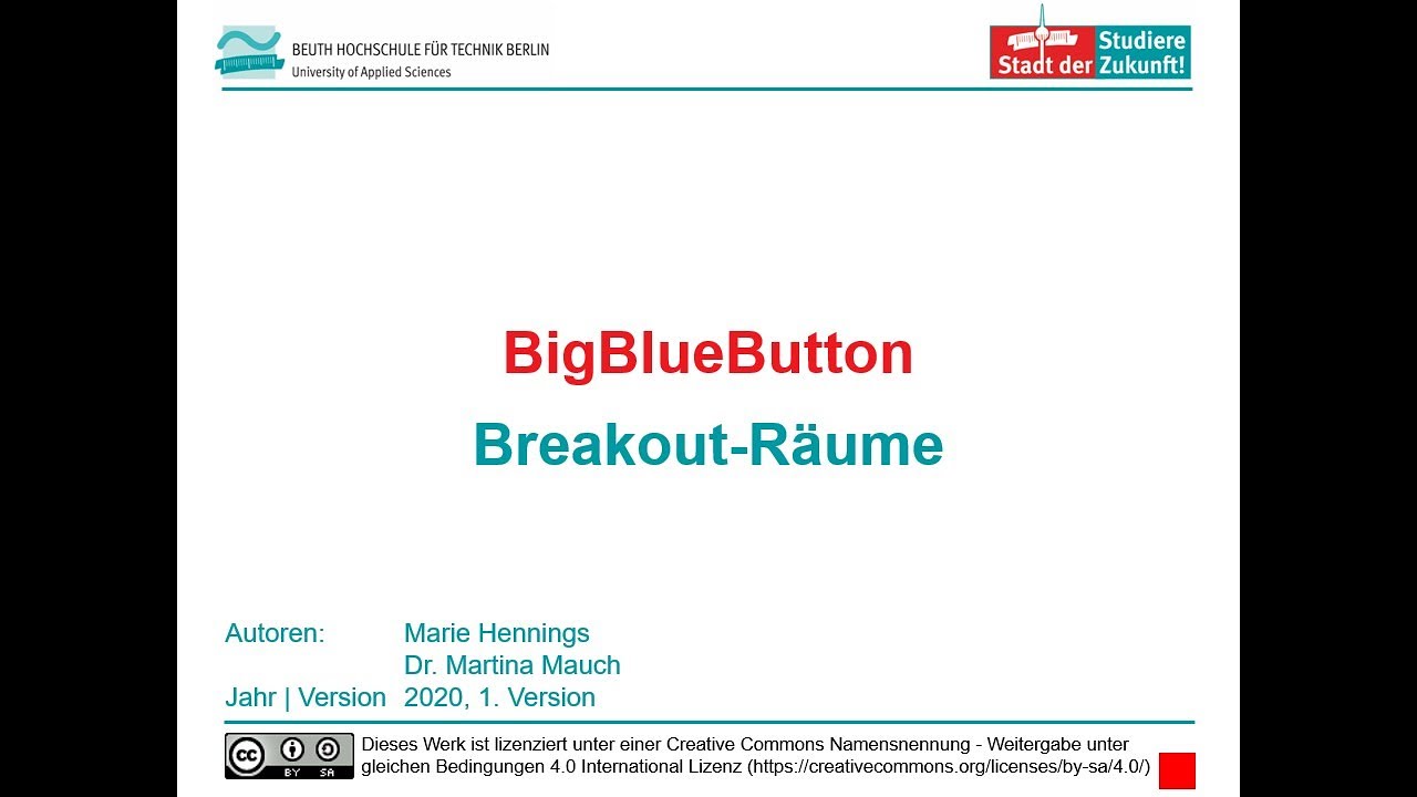 BigBlueButton: Breakout-Räume