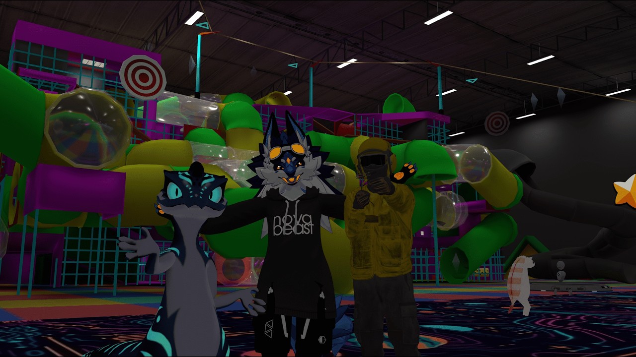 VR Chat Vlogs - Arcade and Play Place Time!